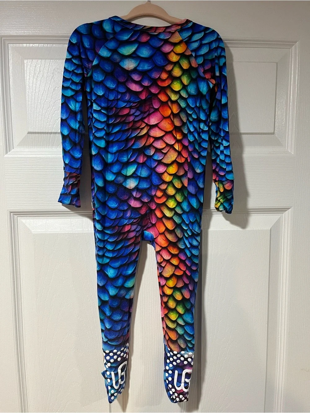 EUC Bamboo Dreambly Me Flynn the Dragon Rainbow Scale Baby Zippy
